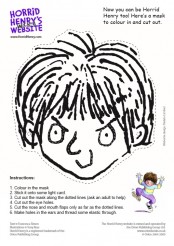 Make a Horrid Henry mask